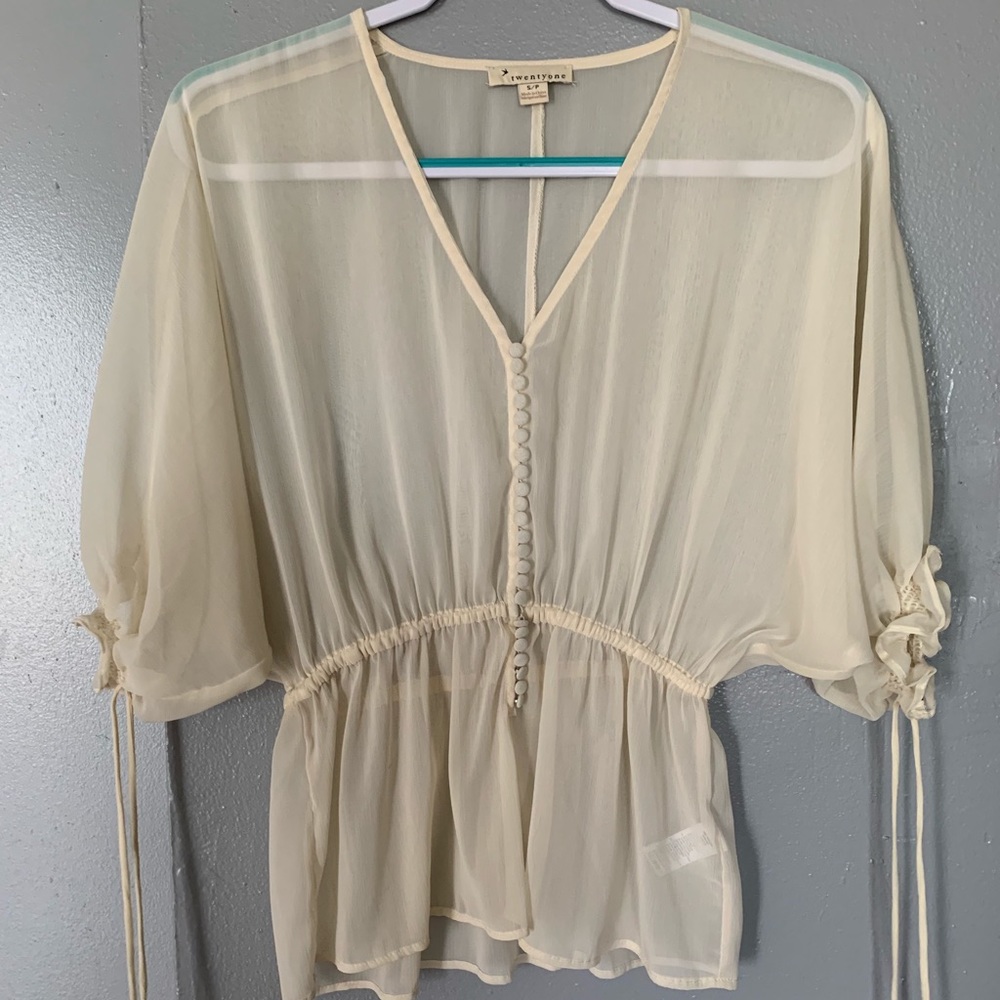 Sheer Dollman Blouse